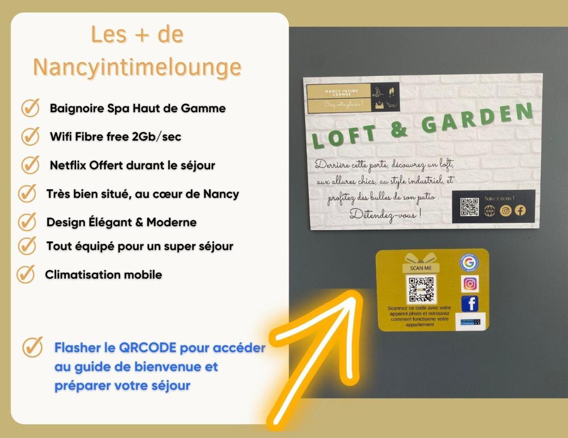 Suite Le Loft & Garden Et Spa By Nancyintimelounge Dış mekan fotoğraf